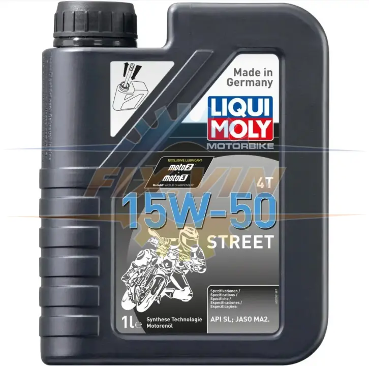 Олива моторна Motorbike 4T 15W-50 Street 1л LIQUI MOLY 2555 (фото 1)