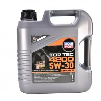 Олива моторна Top Tec 4200 5W-30 4л LIQUI MOLY 3715