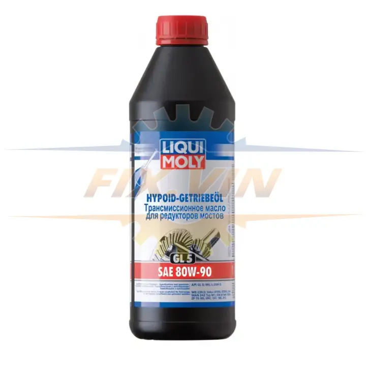 Олива трансмісійна Hypoid-Getriebeöl 80W-90 1л LIQUI MOLY 3924 (фото 1)