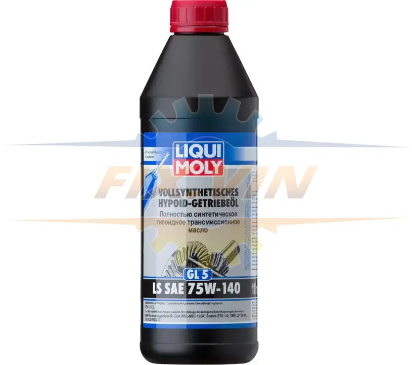 Олива трансмісійна Vollsynthetisches Hypoid-Getriebeöl GL5 LS 75W-140 1л LIQUI MOLY 4421 (фото 1)