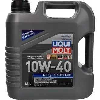 Олива моторна MoS2 Leichtlauf 10W-40 4л LIQUI MOLY 6948