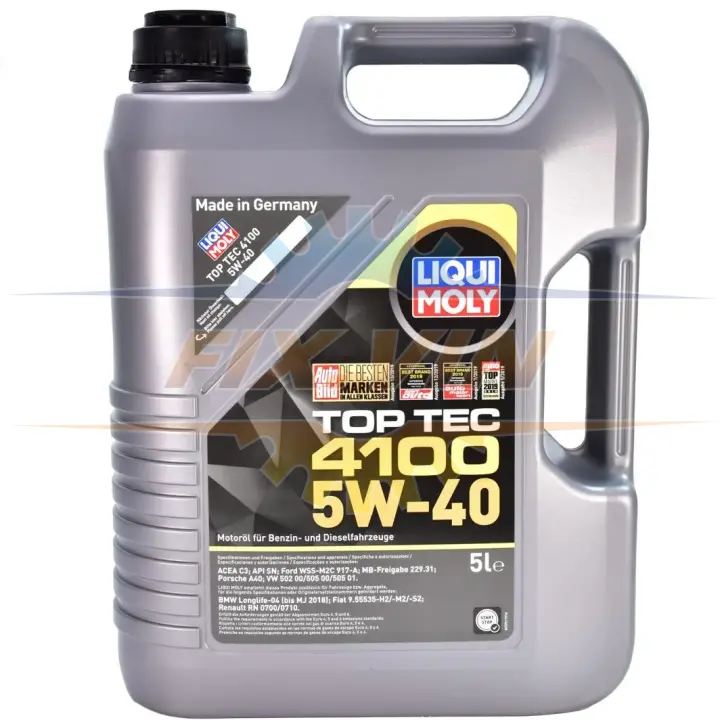 Олива моторна Top Tec 4100 5W-40 5л LIQUI MOLY 7501 (фото 1)