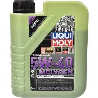 Олива моторна Molygen New Generation 5W-40 1л LIQUI MOLY 8576