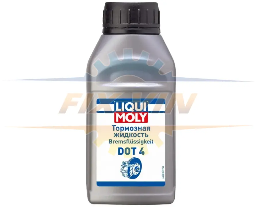 Гальмівна рідина Bremsflüssigkeit DOT 4 250мл LIQUI MOLY 8832 (фото 1)