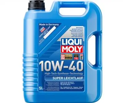 Олива моторна Super Leichtlauf 10W-40 5л LIQUI MOLY 950510W405L