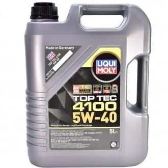 Олива моторна Top Tec 4100 5W-40 5л LIQUI MOLY 9511