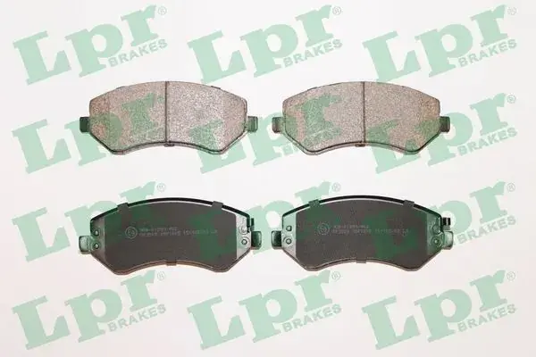 Комплект тормозных колодок, дисковый тормоз LPR 05P1005 (фото 1)