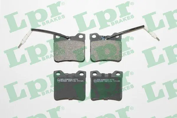 Комплект тормозных колодок, дисковый тормоз LPR 05P1134 (фото 1)