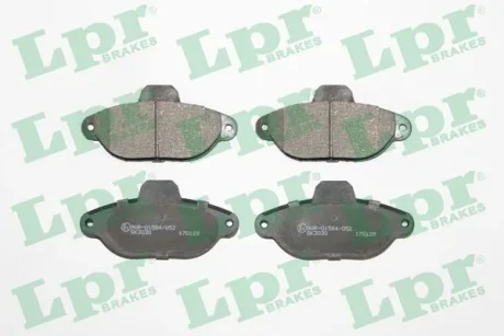 Комплект тормозных колодок, дисковый тормоз LPR 05P1191