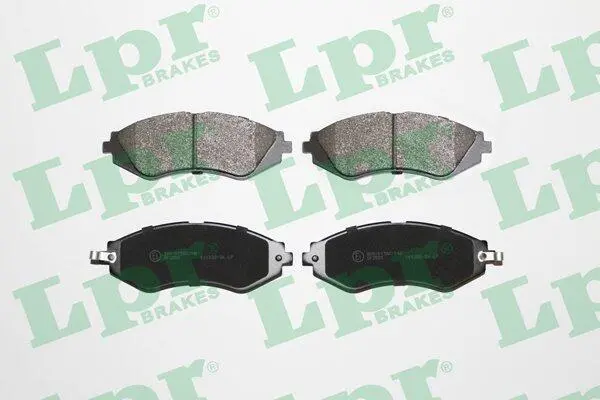 Комплект тормозных колодок, дисковый тормоз LPR 05P1208 (фото 1)