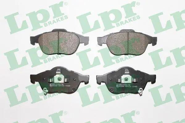 Комплект тормозных колодок, дисковый тормоз LPR 05P1215 (фото 1)