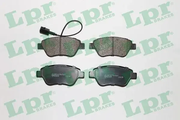 Комплект тормозных колодок, дисковый тормоз LPR 05P1225 (фото 1)