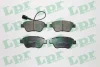 Комплект тормозных колодок, дисковый тормоз LPR 05P1225 (фото 1)