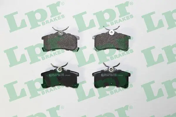 Комплект тормозных колодок, дисковый тормоз LPR 05P1233 (фото 1)