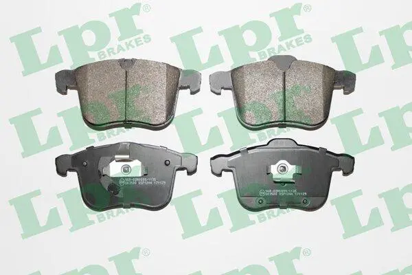 Комплект тормозных колодок, дисковый тормоз LPR 05P1244 (фото 1)