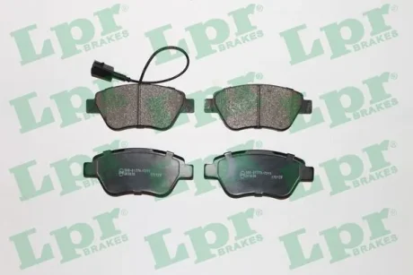 Комплект тормозных колодок, дисковый тормоз LPR 05P1264