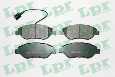 Комплект тормозных колодок, дисковый тормоз LPR 05P1267