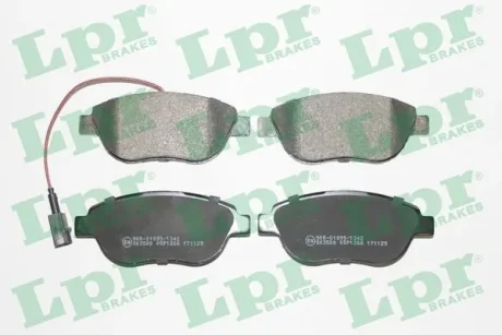 Комплект тормозных колодок, дисковый тормоз LPR 05P1268