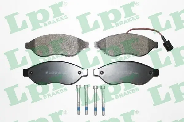 Гальмівні колодки дискові LPR 05P1287 (фото 1)