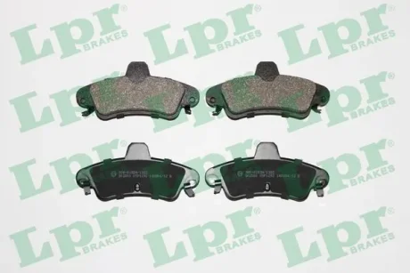 Комплект тормозных колодок, дисковый тормоз LPR 05P1292