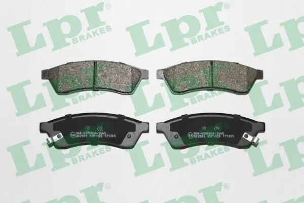 Комплект тормозных колодок, дисковый тормоз LPR 05P1320 (фото 1)