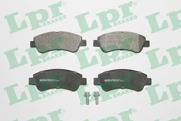 Комплект тормозных колодок, дисковый тормоз LPR 05P1327 (фото 1)