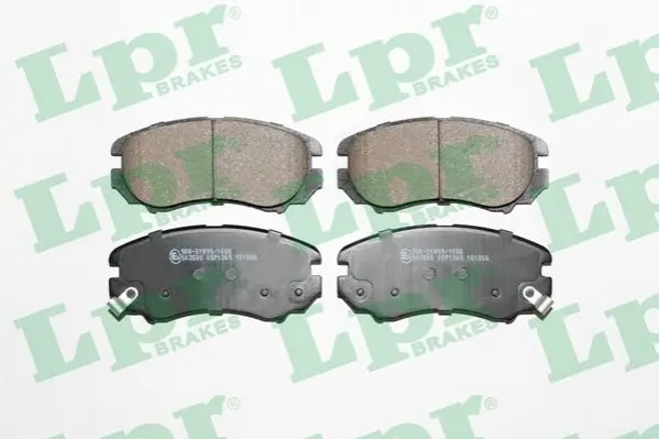 Колодка торм. диск. HYUNDAI SONATA, TUCSON, KIA SOUL передн. (пр-во) LPR 05P1369 (фото 1)