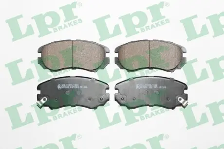 Колодка торм. диск. HYUNDAI SONATA, TUCSON, KIA SOUL передн. (пр-во) LPR 05P1369