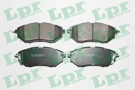 Гальмівні колодки дискові LPR 05P1402