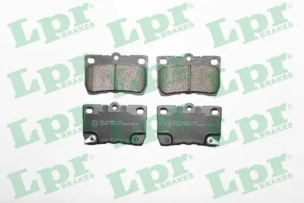 Комплект тормозных колодок, дисковый тормоз LPR 05P1407 (фото 1)