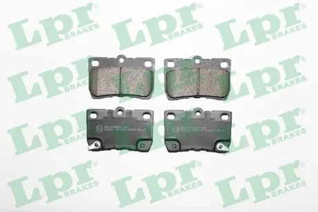 Комплект тормозных колодок, дисковый тормоз LPR 05P1407
