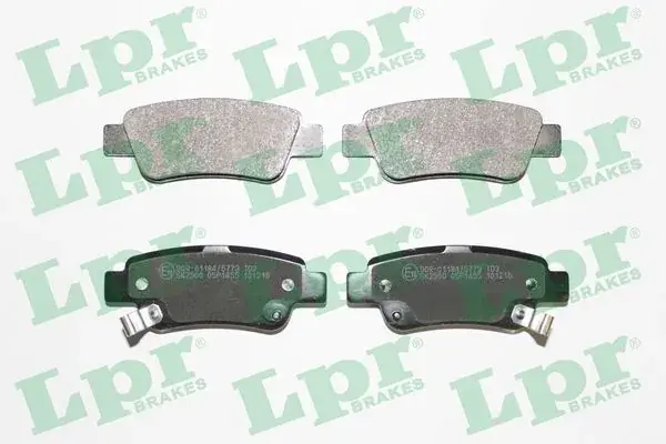 Гальмівні колодки дискові LPR 05P1455 (фото 1)