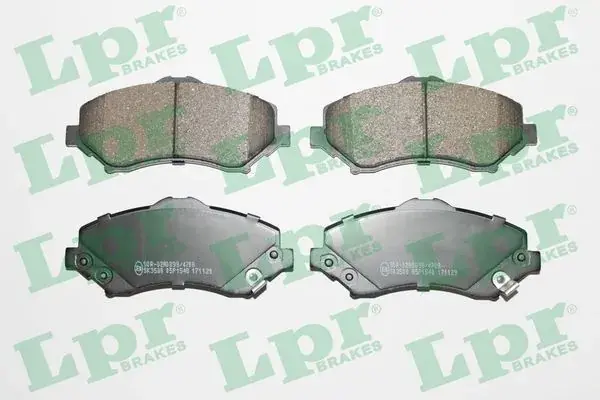 Комплект тормозных колодок, дисковый тормоз LPR 05P1548 (фото 1)