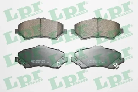 Комплект тормозных колодок, дисковый тормоз LPR 05P1548