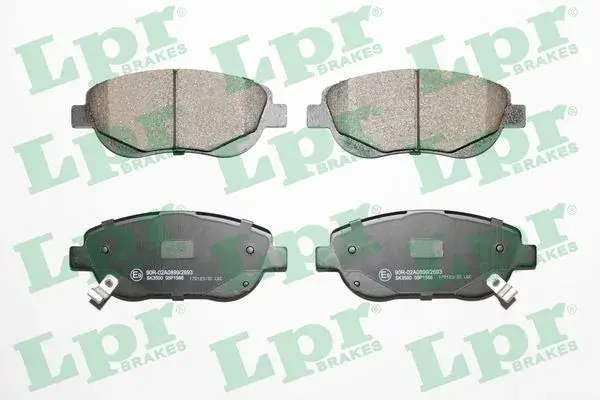 Комплект тормозных колодок, дисковый тормоз LPR 05P1566 (фото 1)