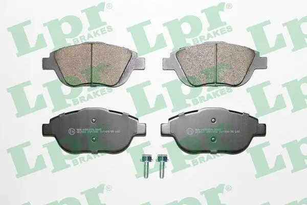 Комплект тормозных колодок, дисковый тормоз LPR 05P1590 (фото 1)