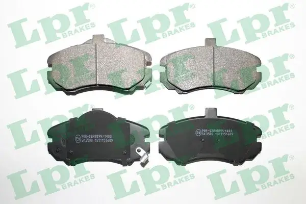 Комплект тормозных колодок, дисковый тормоз LPR 05P1609 (фото 1)
