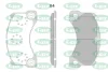 Колодки тормозные дисковые передние Porsche Cayenne (10-), Macan (15-)/ VW Touar LPR 05P1738 (фото 1)