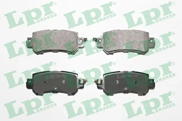 Комплект тормозных колодок, дисковый тормоз LPR 05P1756 (фото 1)