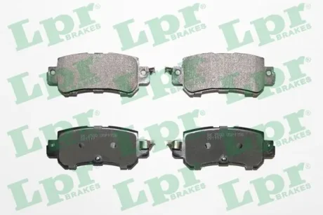 Комплект тормозных колодок, дисковый тормоз LPR 05P1756