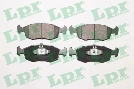 Колодки гальмівні дискові (комплект 4 шт) LPR 05P1766