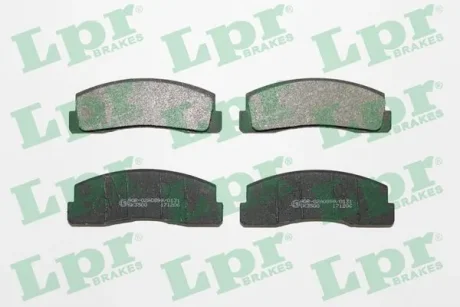Колодки гальмівні дискові (комплект 4 шт) LPR 05P179