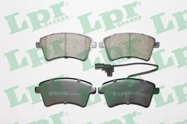 Комплект тормозных колодок, дисковый тормоз LPR 05P1800 (фото 1)