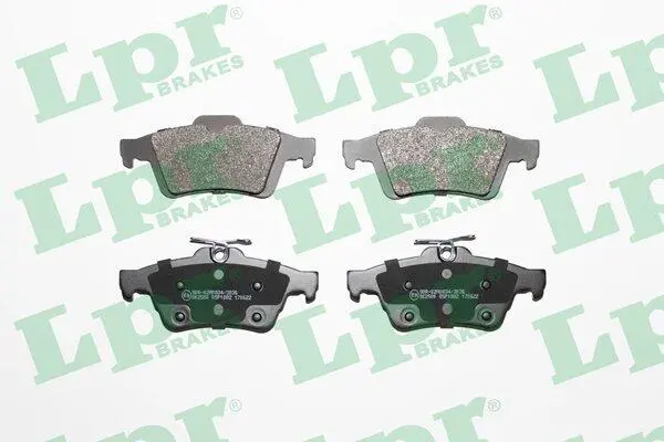 Комплект тормозных колодок, дисковый тормоз LPR 05P1882 (фото 1)