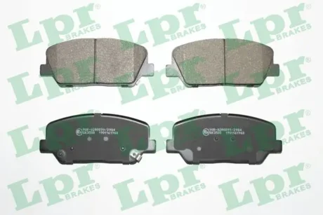 Комплект тормозных колодок LPR 05P1960