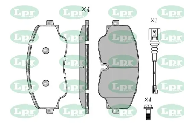 - Гальмівні колодки до дисків LPR 05P2270A (фото 1)