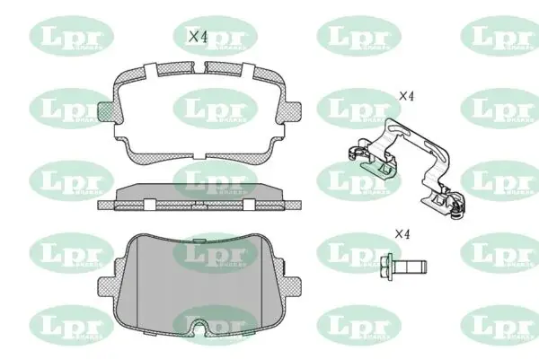 - Гальмівні колодки до дисків LPR 05P2291K (фото 1)
