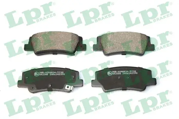 Колодки тормозные дисковые задние Hyundai Sonata VIII, Tucson (20-) LP LPR 05P2390 (фото 1)