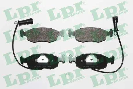 Гальмівні колодки дискові LPR 05P269