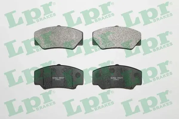 Комплект тормозных колодок, дисковый тормоз LPR 05P277 (фото 1)